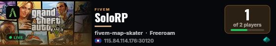SoloRP live status badge