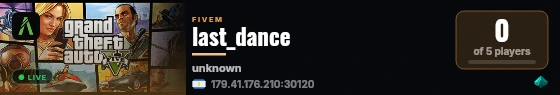 last_dance live status badge