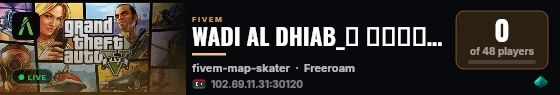 [QBCore Framework] وادي الذئاب live status badge