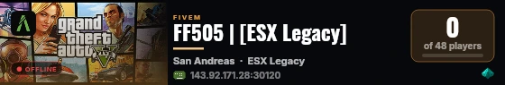 FF505 | [ESX Legacy] live status badge