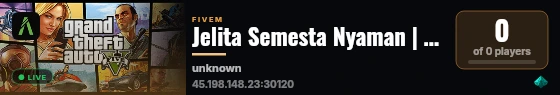 Jelita Semesta Nyaman | Roleplay Indonesia live status badge
