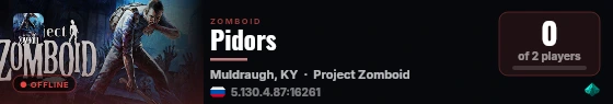 Pidors live status badge