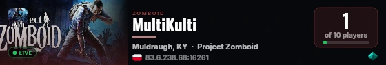 MultiKulti live status badge