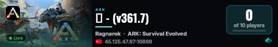白 - (v361.7) live status badge