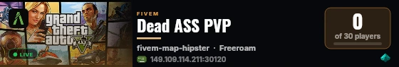 Dead ASS PVP live status badge
