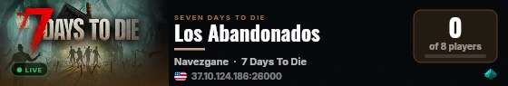 Los Abandonados live status badge