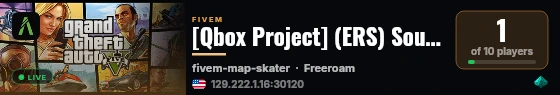 [Qbox Project] (ERS) Southern RP live status badge