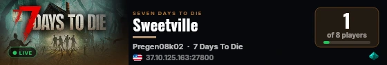 Sweetville live status badge