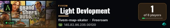  Light Devlopment live status badge