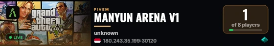 MANYUN ARENA V1 live status badge