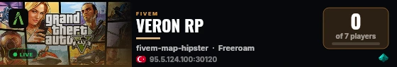 VERON RP live status badge