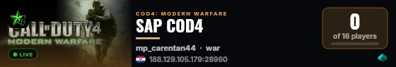 SAP COD4 live status badge