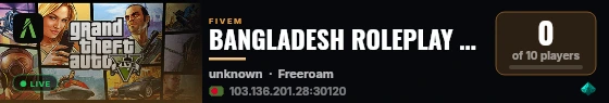 BANGLADESH ROLEPLAY Test live status badge