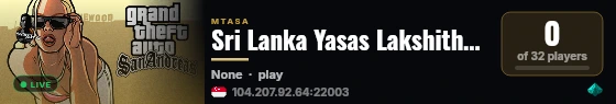 Sri Lanka Yasas Lakshitha Gay Roleplay live status badge