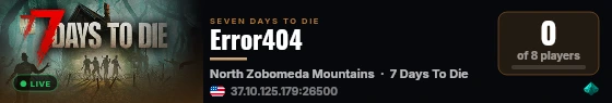 Error404 live status badge