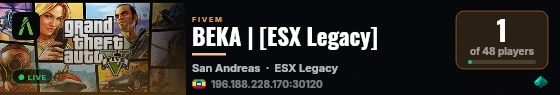 BEKA | [ESX Legacy] live status badge
