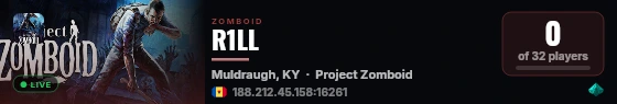 R1LL live status badge