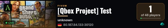 [Qbox Project] Test live status badge