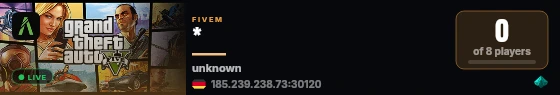 * live status badge