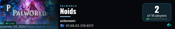 Noids live status badge
