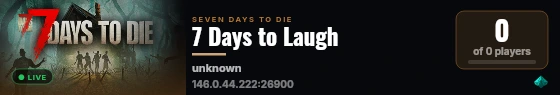 7 Days to Laugh live status badge