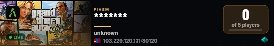 ******* live status badge
