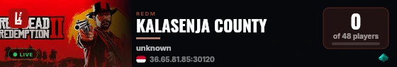 KALASENJA COUNTY live status badge