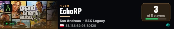 EchoRP live status badge