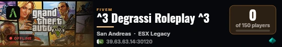 ^3 Degrassi Roleplay ^3  live status badge