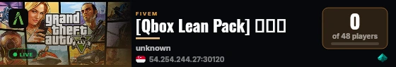 清风城 built with Qbox Lean Pack by The Community! live status badge