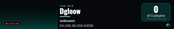 Dgloow live status badge