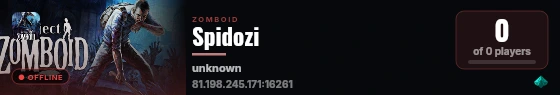 Spidozi live status badge