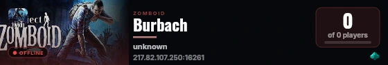 Burbach live status badge