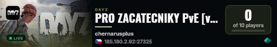 PRO ZACATECNIKY PvE [vanilla] live status badge