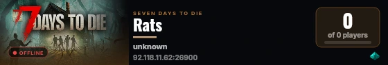 Rats live status badge