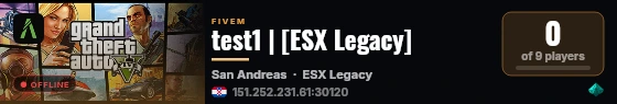 test1 | [ESX Legacy] live status badge
