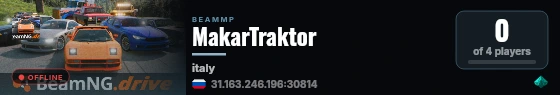 MakarTraktor live status badge