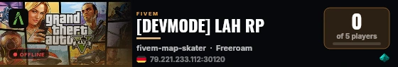 [DEVMODE] LAH RP live status badge