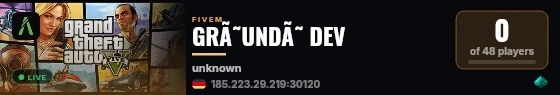 GRÃ˜UNDÃ˜ DEV live status badge