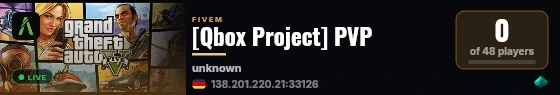 [Qbox Project] PVP live status badge