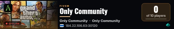 Only Community live status badge