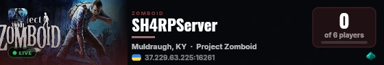 SH4RPServer live status badge