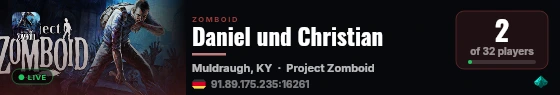 Daniel und Christian live status badge