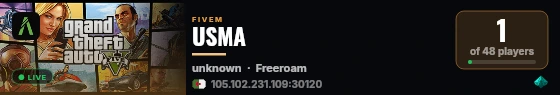 USMA live status badge