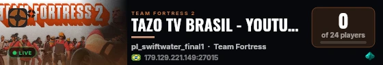 TAZO TV BRASIL - YOUTUBE/THETAZOTV live status badge