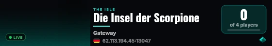 Die Insel der Scorpione live status badge