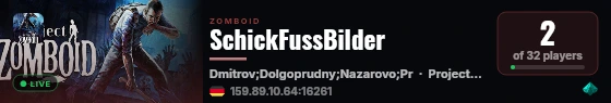 SchickFussBilder live status badge