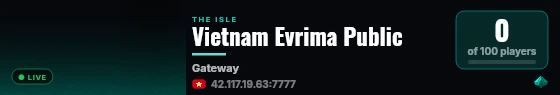 Vietnam Evrima Public live status badge