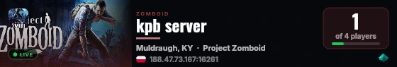 kpb server live status badge