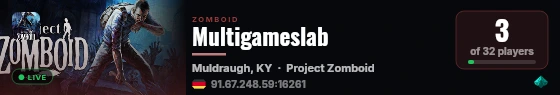 Multigameslab live status badge